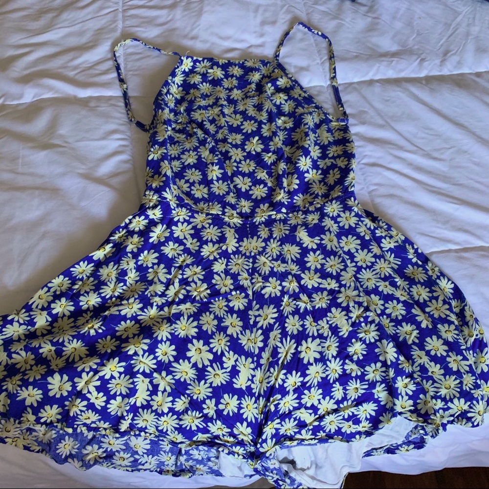 Brandy Melville Floral Shorts Romper